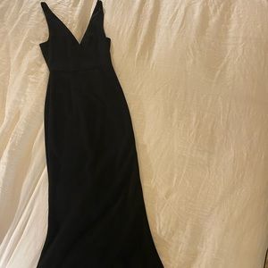 Long black formal dress
